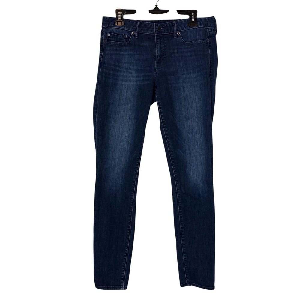 Gap 1969 Jeans Womens 30 Tall Dark Indigo Always Skinny Stretch Denim 5 Pocket